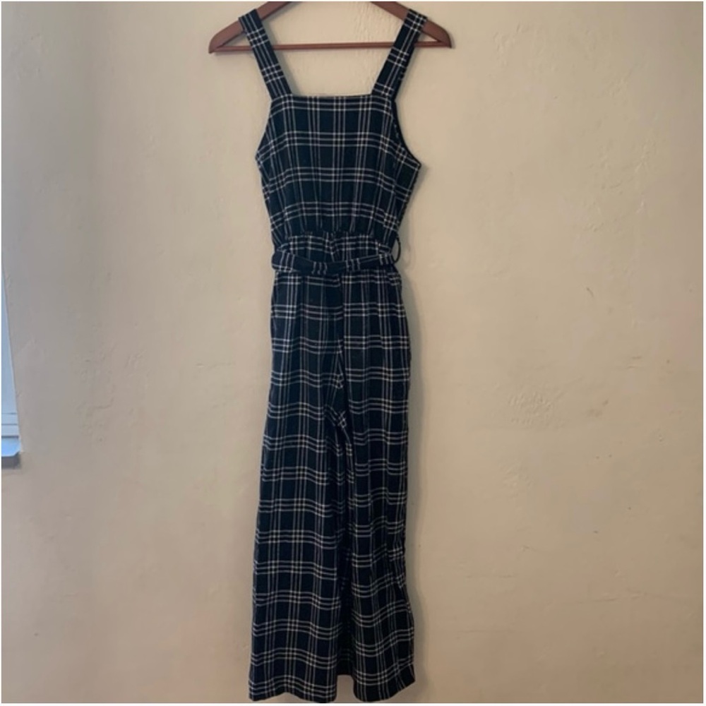 American Eagle Ae Plaid Button Front Jumpsuit - image 7